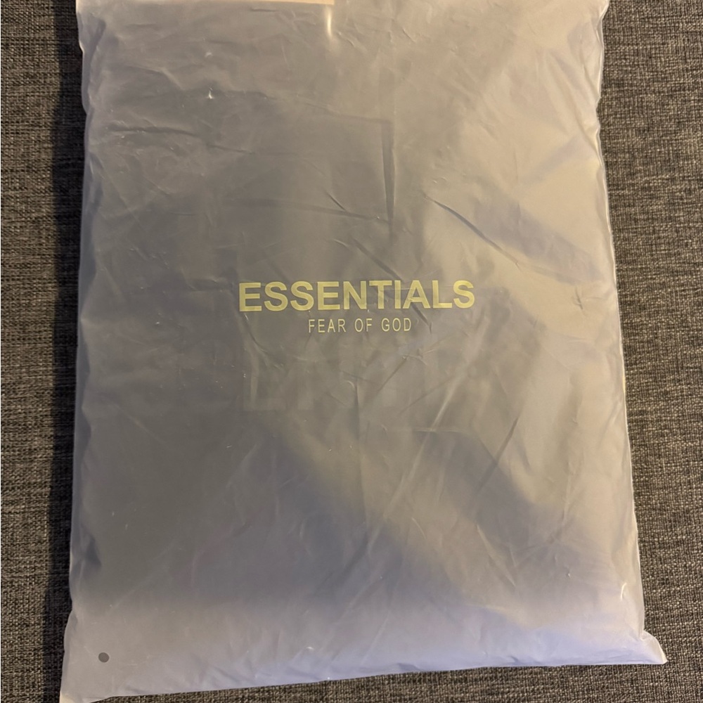 Black Fear of God Essentials Hoodie
